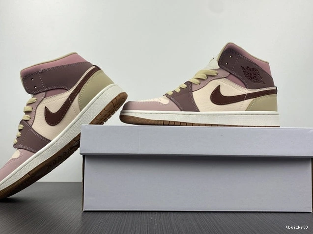 Cheap TBkick Modern Mauve Mid Jordan1 3697 DO7440- Dark SE Smoky Pony 1028